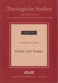 Locher, Glaube und Dogma. (Umschlag)