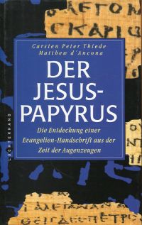 Thiede, Der Jesus-Papyrus. (Umschlag)