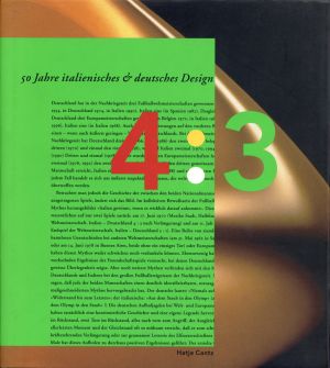 Kruse, (4:3) - 50 Jahre italienisches & deutsches Design. (Umschlag)
