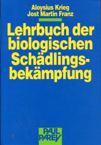 Krieg, Lehrbuch der biologischen Schädlingsbekämpfung. (Umschlag)