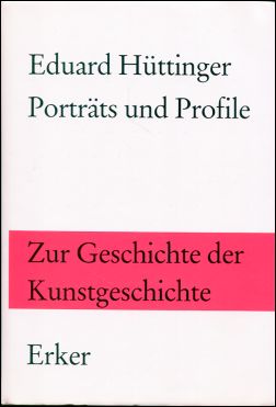 Hüttinger, Porträts und Profile. (Schutzumschlag)