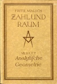 Malsch, Analytische Geometrie. (Umschlag)