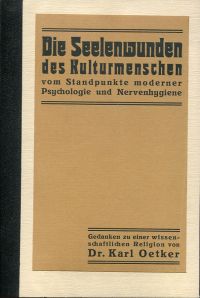 Oetker, Seelenwunden des Kulturmenschen (Umschlag)