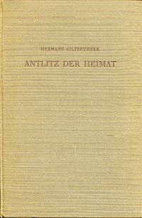 Hiltbrunner, Antlitz der Heimat. (Umschlag)