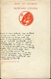 Kipling, Just so stories for little children. (Umschlag)