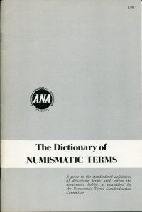 Dictionary of numismatic terms. (Umschlag)
