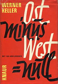 Keller, Ost minus West=Null. (Umschlag)
