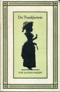 Paquet, Die Frankfurterin. (Umschlag)