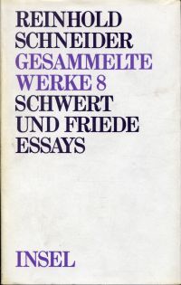 Schneider, Schwert und Friede. (Umschlag)