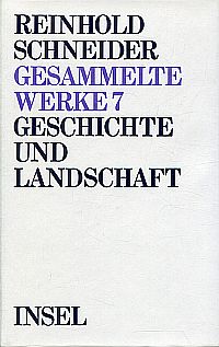 Schneider, Geschichte und Landschaft. (Umschlag)