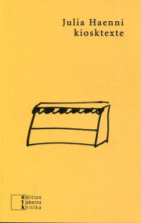 Haenni, Kiosktexte. (Umschlag)
